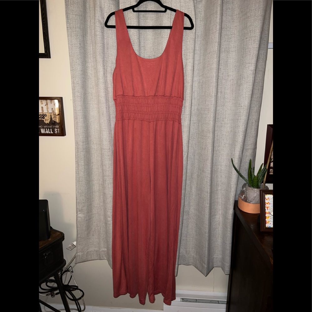 One One Six Pink Sleeveless Jumpsuit, Nordstrom Rack, 1X Long- 1970s homage